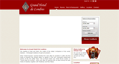 Desktop Screenshot of londrahotel.net